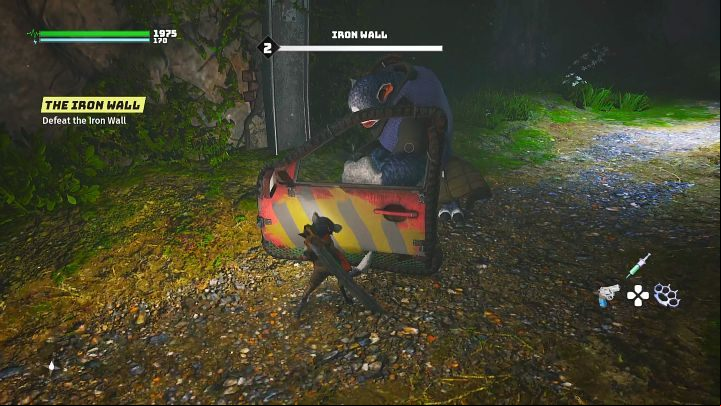 In the tunnel, you will encounter a new type of enemy that uses a shield in battle - Biomutant: Bunker 101 - Walkthrough guide - Present - Biomutant Guide