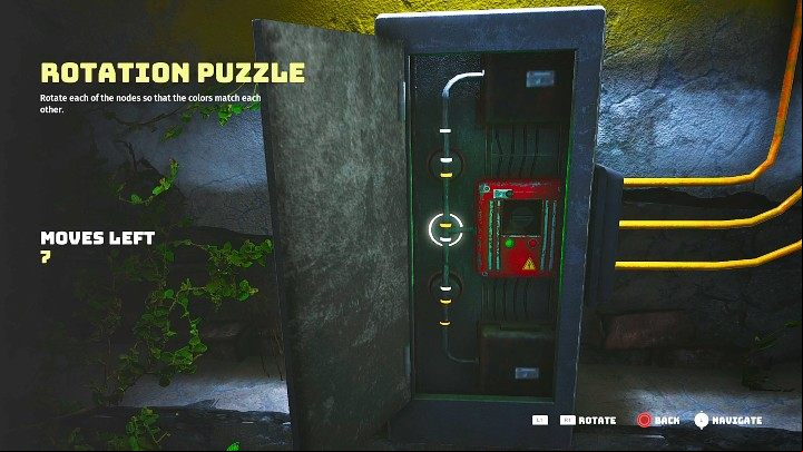 Before you can move on to the next room of Bunker 101, you will need to complete another simple rotation puzzle - Biomutant: Bunker 101 - Walkthrough guide - Present - Biomutant Guide