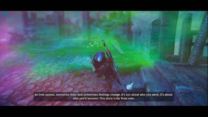 After the battle, keep moving towards the Old Village to get to the next stage of this quest - Biomutant: An Alliance - walkthrough - Present Day - Biomutant Guide