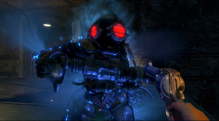 Big Daddies - big opponents in diving suits, which represent the biggest problem among all the varieties of enemies that you encounter in the game - Bioshock Game Guide