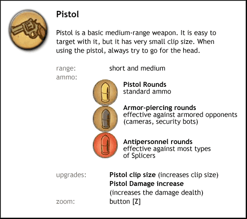 2 - Weapon types in Bioshock - Weapons, tonics, and plasmids - Bioshock Game Guide