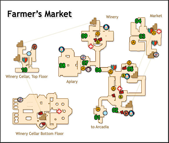 LEVEL INFORMATION - Farmers Market | Bioshock Walkthrough - Walkthrough - Bioshock Game Guide