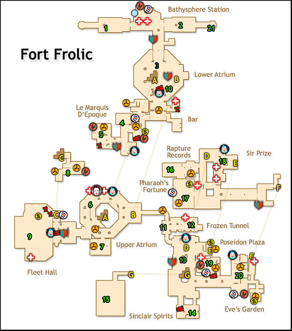 LEVEL INFORMATION - Fort Frolic (1) | Bioshock Walkthrough - Walkthrough - Bioshock Game Guide