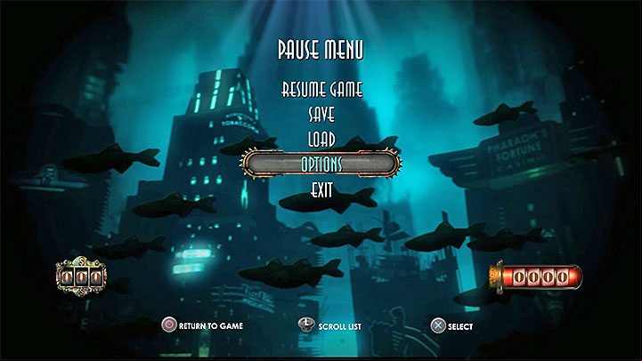 After running BioShock 2 remaster, you may notice that there is no options menu in the main menu of the game - Bioshock 2 Game Guide & Walkthrough