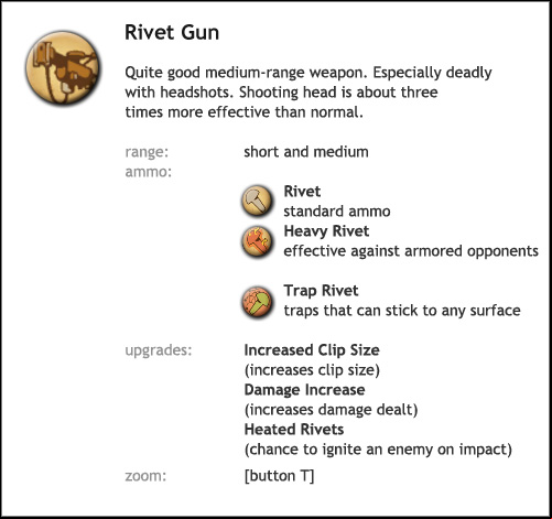 2 - BioShock 2: Weapons and their development stations - tips - Recommendations & tips - Bioshock 2 Game Guide & Walkthrough