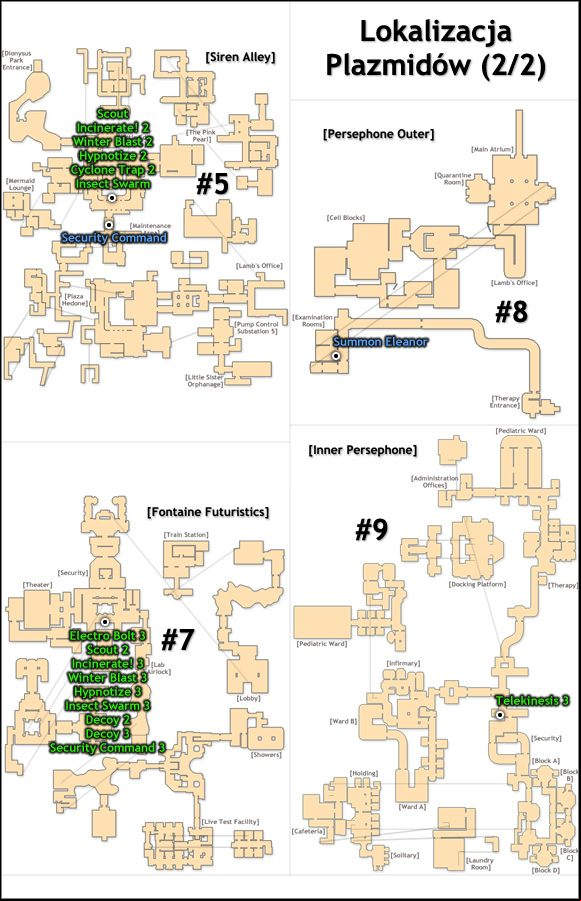 2 - BioShock 2: Maps - Plasmids - World atlas - Bioshock 2 Game Guide & Walkthrough