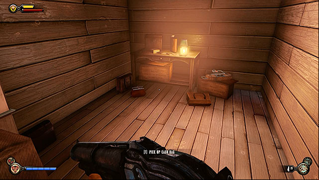 Theres a staircase behind the door at the end of the corridor and it leads to lower floors - Pursue Elizabeth | Chapter 7 - Battleship Bay - Chapter 7 - Battleship Bay - BioShock Infinite Guide