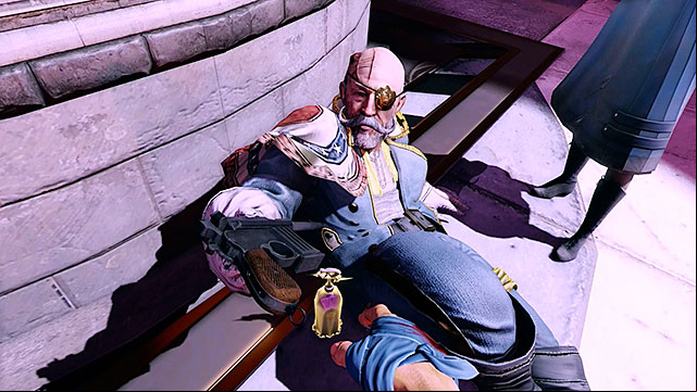 Slate himself can be found at the end of path, close to an entrance to a new display - Choice: Slates fate | Chapter 11 - Hall of Heroes Gift Shop - Chapter 11 - Hall of Heroes Gift Shop - BioShock Infinite Guide