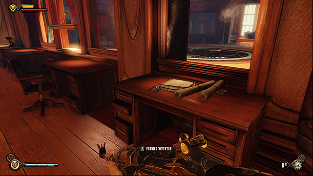 Go to the room with the elevator - Find a way into Finkton | Chapter 16 - Worker Induction Center / Finkton Proper - Chapter 16 - Worker Induction Center / Finkton Proper - BioShock Infinite Guide