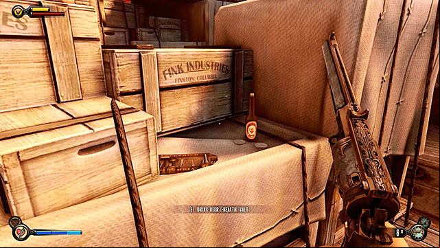 Enter the plaza, turn right and proceed towards the watchmakers store - Find the gunsmith Chen Lin | Chapter 17 - Plaza of Zeal - Chapter 17 - Plaza of Zeal - BioShock Infinite Guide