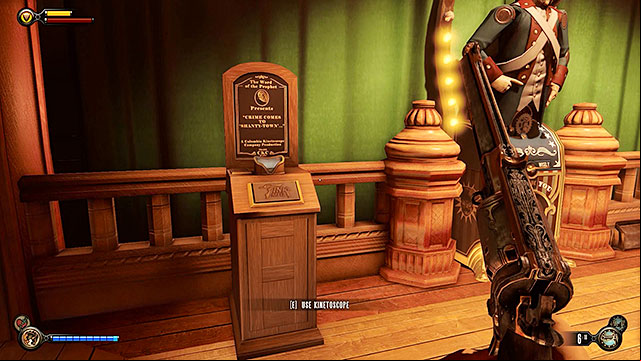 Locate a vestibule after entering the club and use the stairs to get to the upper floor - Go to The Good Time Club and rescue Chen Lin | Chapter 18 - The Good Time Club - Chapter 18 - The Good Time Club - BioShock Infinite Guide