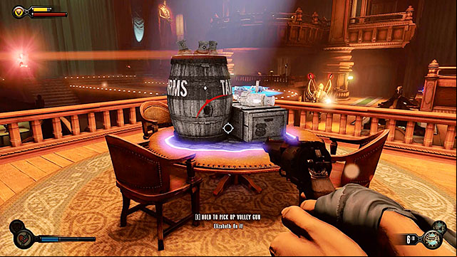 The last surprise Fink has prepared for you are various types of machines - Go to The Good Time Club and rescue Chen Lin | Chapter 18 - The Good Time Club - Chapter 18 - The Good Time Club - BioShock Infinite Guide