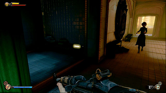 You may now proceed to a dressing room which can be found on the other side of the corridor on the same floor - Search for Chen Lins confiscated tools | Chapter 22 - Bull House Impound - Chapter 22 - Bull House Impound - BioShock Infinite Guide