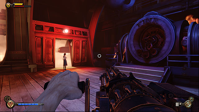 Keep fighting until you and Elizabeth are the only ones alive aboard the zeppelin - Take out the zeppelin | Chapter 26 - Factory Courtyard - Chapter 26 - Factory Courtyard - BioShock Infinite Guide