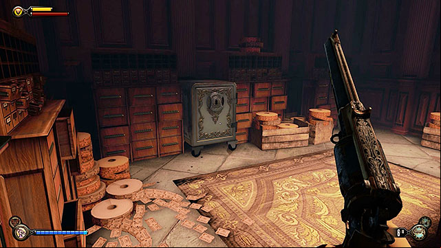 Wait until youve arrived at the station and go to the ticket hall where youll encounter two Vox - Go to Comstock house part 2 | Chapter 29 - Port Prosperity - Chapter 29 - Port Prosperity - BioShock Infinite Guide