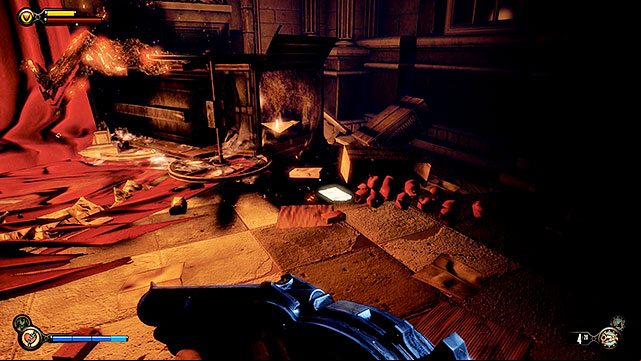 Once youve searched the stores enter the Memorial Gardens (point number 2 on the map) - Find the crypt of Lady Comstock | Chapter 30 - Downtown Emporia - Chapter 30 - Downtown Emporia - BioShock Infinite Guide