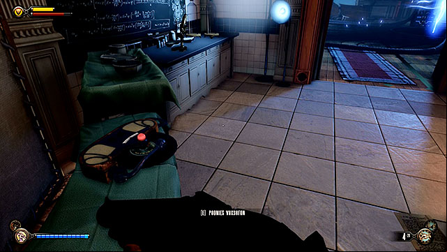 Once youve fully explored the first floor return to the ground floor and enter a kitchen located to the right of the machine - Find the three tears | Chapter 31 - Memorial Gardens - Chapter 31 - Memorial Gardens - BioShock Infinite Guide