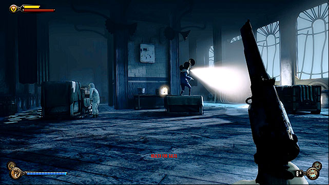 Travel through the corridors filled with mannequins to reach a warehouse guarded by a new Boy of Silence - Go to wardens office | Chapter 33 - The Atrium - Chapter 33 - The Atrium - BioShock Infinite Guide