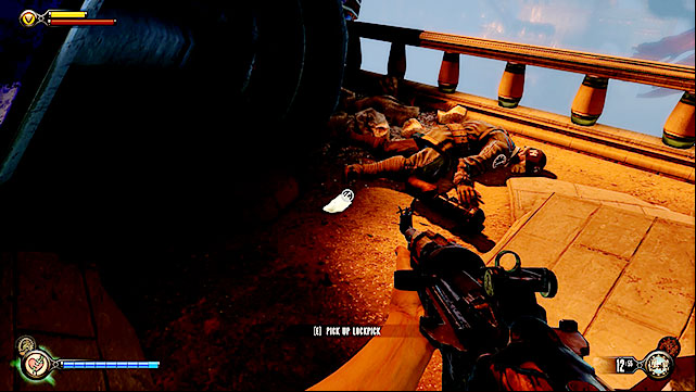 Search the roof after youve won the battle - Board Prophet Comstocks zeppelin | Chapter 36 - Hand of the Prophet - Chapter 36 - Hand of the Prophet - BioShock Infinite Guide