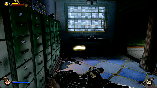 The Bull House - in the interrogation room on the ground floor - Chapters 21-22 | Voxophones in BioShock Infinite - Voxophones - BioShock Infinite Guide