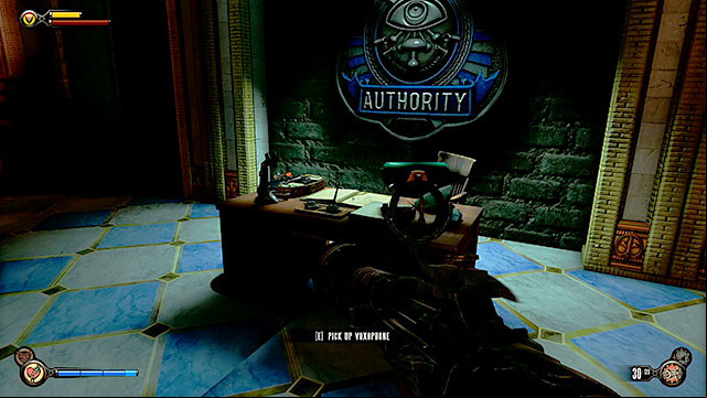 The Impound - on a desk of the impounds guard - Chapters 21-22 | Voxophones in BioShock Infinite - Voxophones - BioShock Infinite Guide