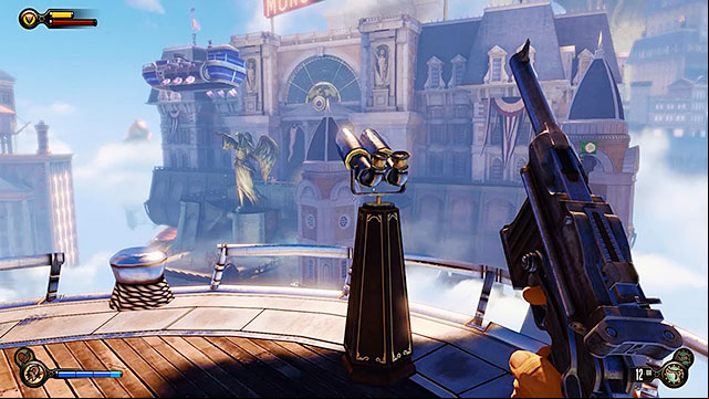 Sky-line - near the gondola station - Chapters 4-5 | Vantage points in BioShock Infinite - Vantage points - BioShock Infinite Guide