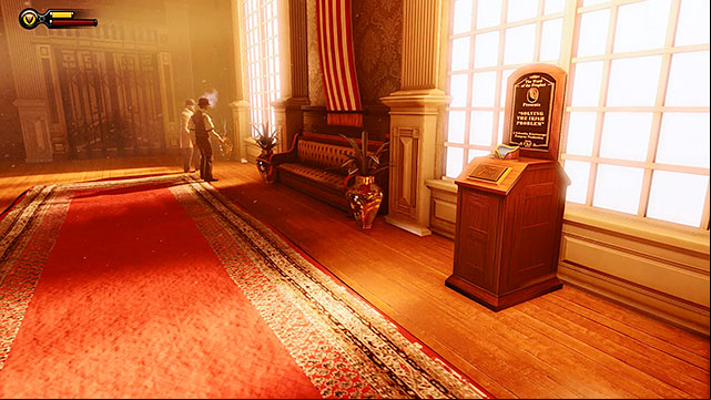 The Arcade - at the end of the corridor leading to the toilets for white people - Chapter 7 | Vantage points in BioShock Infinite - Vantage points - BioShock Infinite Guide