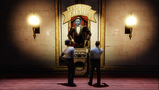 Vigor upgrades can be purchased by interacting with Veni - Vigor upgrades | Vigors in BioShock Infinite - Vigors - BioShock Infinite Guide