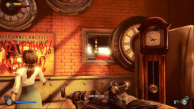 Plaza of Zeal - inside the watchmakers store - Chapters 17-20 | Infusions in BioShock Infinite - Infusions - BioShock Infinite Guide