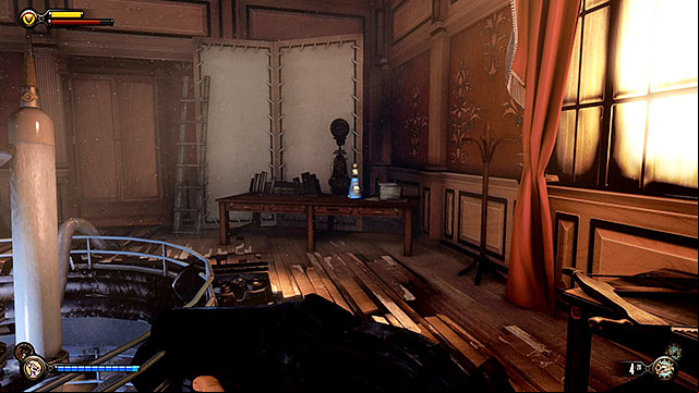 Market District - inside a bedroom on the first floor of Lutece Lab - Chapters 28-31, 35 | Infusions in BioShock Infinite - Infusions - BioShock Infinite Guide