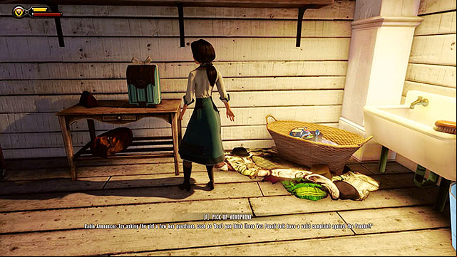 The Arcade - on a table inside a room designated for employees only - Chapters 7-8 | Gear in BioShock Infinite - Gear - BioShock Infinite Guide