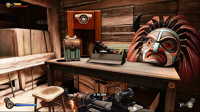 Wounded Knee Exhibit - inside a room reserved only for the employees - Chapters 9-12 | Gear in BioShock Infinite - Gear - BioShock Infinite Guide