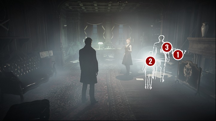 Another vision will begin - here you will see Edward and little John during what cant be interpreted as anything but a quarrel - Learn more about Johns obsession with the castle model | Walkthrough - Chapter 5 - Black Mirror Guide
