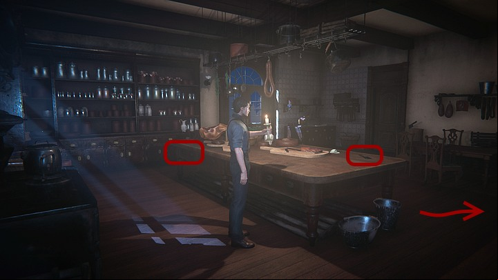 Continue by moving towards the corridor seen left from the sofa and the large painting above it - Find a way to unlock the desk | Black Mirror Walkthrough - Chapter I - Black Mirror Guide