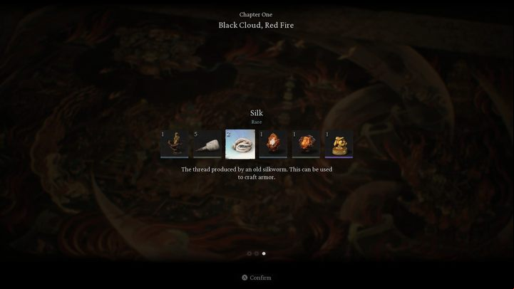 After completing the first chapter, that is, defeating its final boss, you'll automatically receive a few rewards - Black Myth Wukong: Where to find silk? - FAQ - Black Myth Wukong Guide