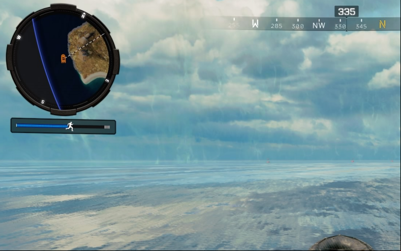 Pay attention to the bar under the radar, which appears when the zone is narrowing - The shrinking play area (zone) in Black Ops 4 Blackout Mode - Blackout Mode - Call of Duty Black Ops 4 Guide and Tips