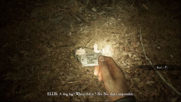 Notes: Youll unlock the achievement when you find and pick-up your first dog tag - Achievements in Blair Witch - Appendix - Blair Witch Guide
