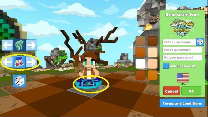 The next step in creating the perfect hero involves choosing his or her feet - Step 2 - Character creation in BlockStarPlanet - 10 steps to start - BlockStarPlanet Guide