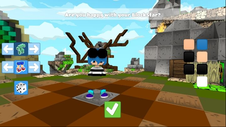 I have changed my heros hair radically - Step 2 - Character creation in BlockStarPlanet - 10 steps to start - BlockStarPlanet Guide