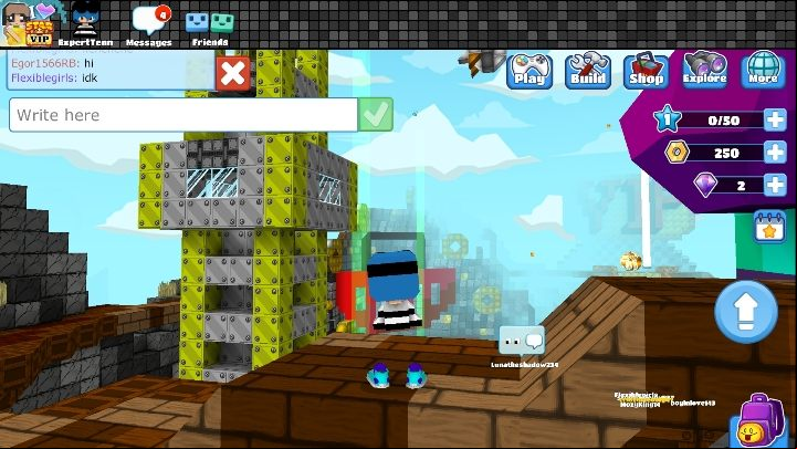 If youre just looking for help and want to quickly learn something, CLICK in the chat, in the top left corner of the screen - Step 5 - Acquaintances in BlockStarPlanet - 10 steps to start - BlockStarPlanet Guide