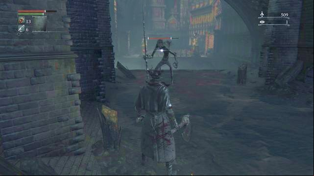 When you will defeat them you may go deeper into the sewers - Central Yharnam - Sewers | Walkthrough - Walkthrough - Bloodborne Game Guide & Walkthrough