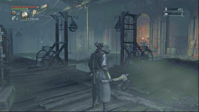 You need to take care of the enemies in the next room one by one. - Central Yharnam - Sewers | Walkthrough - Walkthrough - Bloodborne Game Guide & Walkthrough