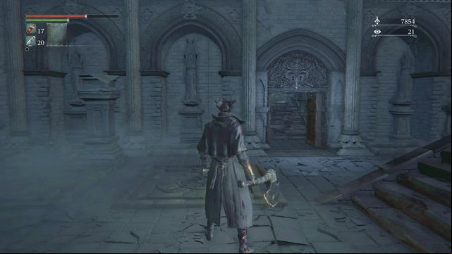 The door that opened after the boss battle. - Cathedral Ward | Walkthrough - Walkthrough - Bloodborne Game Guide & Walkthrough