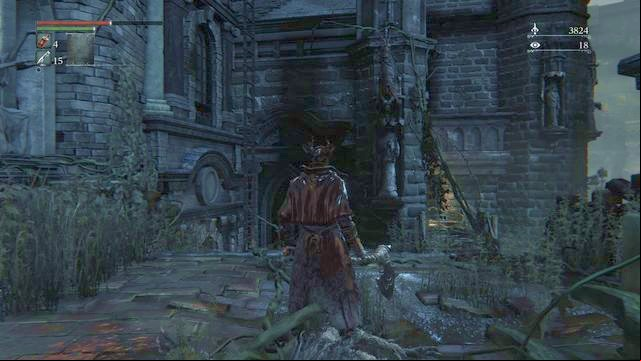 After all you may the bridge to get to the place shown on the screenshot above - Old Yharnam | Walkthrough - Walkthrough - Bloodborne Game Guide & Walkthrough