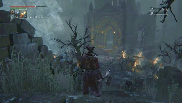 In the last church you will find the boss. - Old Yharnam | Walkthrough - Walkthrough - Bloodborne Game Guide & Walkthrough