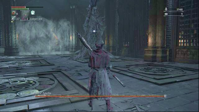The vertical swipe is preceded by raising the hands what makes it easier to dodge it. - Vicar Amelia | Boss Fights - Boss Fights - Bloodborne Game Guide & Walkthrough