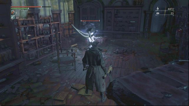 Avoiding an attack will allow you to hit the stunned enemy. - Iosefkas Clinic - after defeating Vicar Amelia | Walkthrough - Walkthrough - Bloodborne Game Guide & Walkthrough