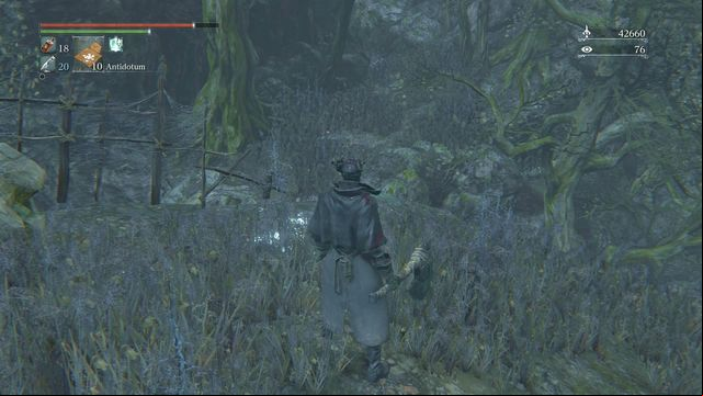 Along your path, you encounter scores of opponents - Forbidden Woods | Walkthrough - Walkthrough - Bloodborne Game Guide & Walkthrough
