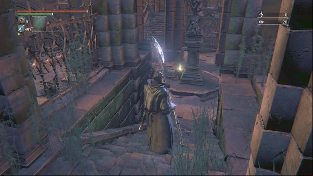 Later you will unlock an elevator on a small square. - Yahargul, Unseen Village | Walkthrough - Walkthrough - Bloodborne Game Guide & Walkthrough
