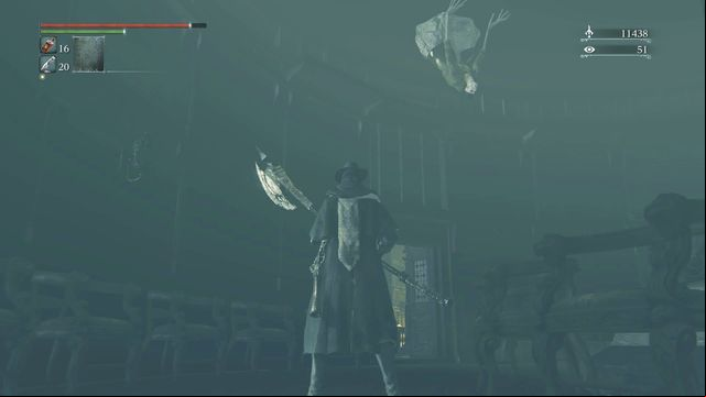 Enemy will jump on you if you wont leave the room quickly enough. - Lecture Building - 1st floor | Walkthrough - Walkthrough - Bloodborne Game Guide & Walkthrough